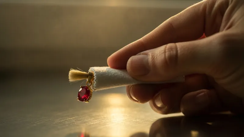 Entretien de votre pendentif rubis or : conseils pratiques
