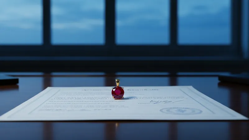 L'impact du certificat sur la valeur d'un pendentif